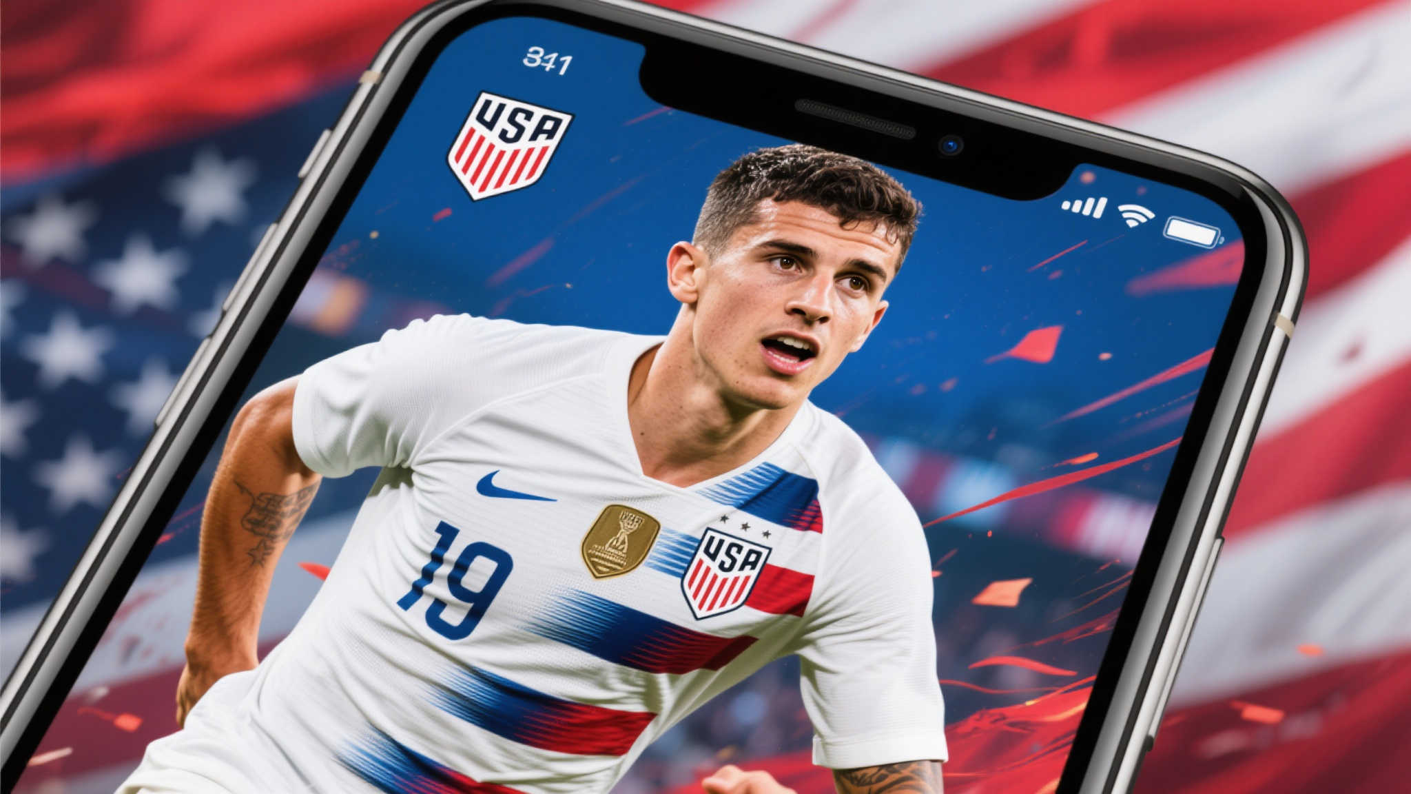 普利西奇手机壁纸分享 如果你是一位足球迷,尤其是美国球星克里斯蒂安·普利