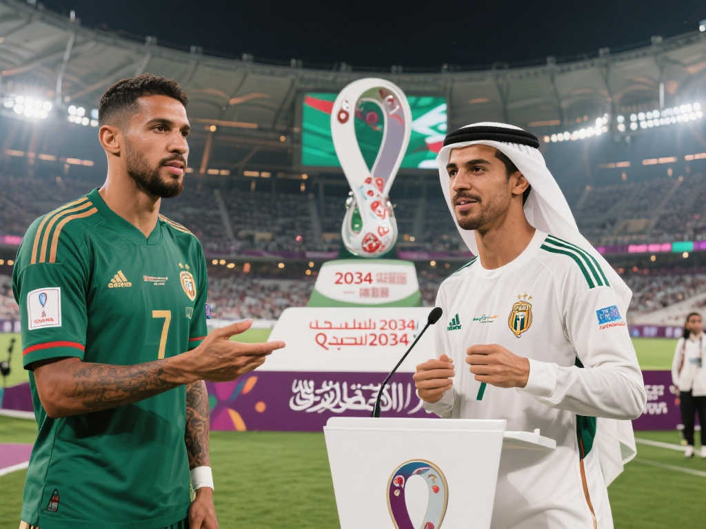 沙特申办2034世界杯后，将加速吸引全球足球巨星